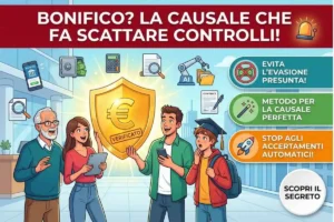 Agenzia delle Entrate questo bonifico fa scattare subito i controlli, la causale da non usare mai