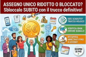 Assegno Unico Marzo 2026 il trucco per sbloccare i soldi fermi sul conto (fai questo)