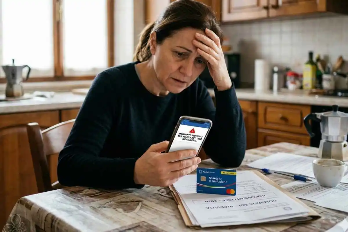Assegno di Inclusione l'errore (molto comune) che può bloccarti i pagamenti nel 2026