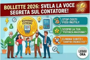 Bollette 2026: controlla subito questa voce segreta sul contatore o perdi 400 euro all'anno
