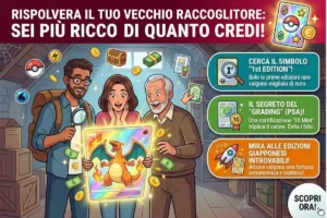Carte Pokémon vai in cantina, se hai queste vecchie edizioni oggi valgono una fortuna