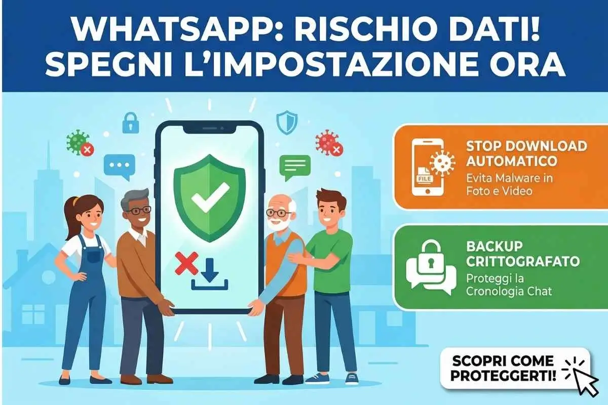 C'è un'impostazione su WhatsApp che mette a rischio i tuoi dati come spegnerla subito