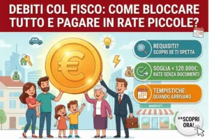 Debiti col fisco La procedura esatta per congelarli e pagarli in piccole rate