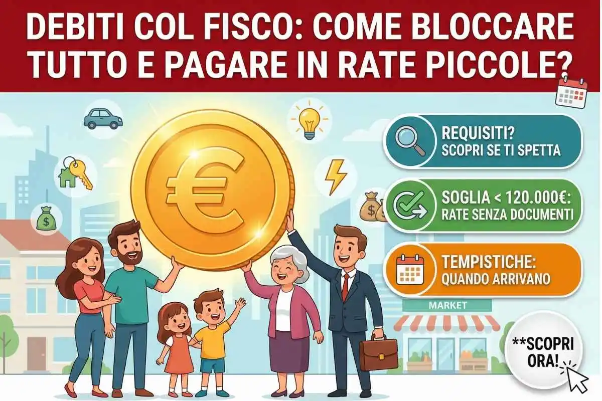 Debiti col fisco La procedura esatta per congelarli e pagarli in piccole rate