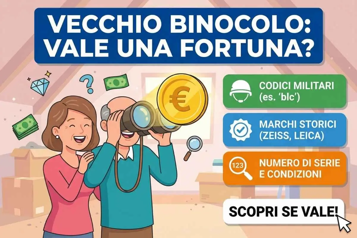 Hai un vecchio binocolo in casa Guarda questo numero potrebbe valere molti soldi