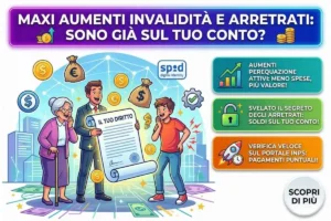 Invalidità civile arretrati e nuovi aumenti in arrivo. Guarda chi riceve i soldi sul conto