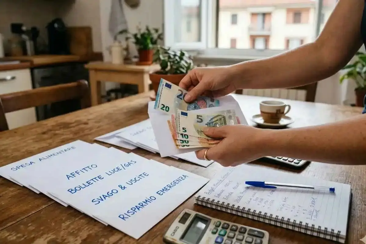 Metodo delle buste per risparmiare l'unico vero ostacolo da superare prima di iniziare