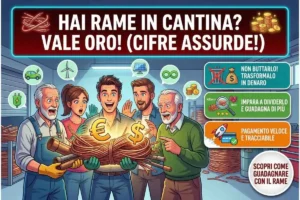 Rame usato non buttarlo, ecco quanto te lo pagano davvero oggi al chilo (cifre assurde)