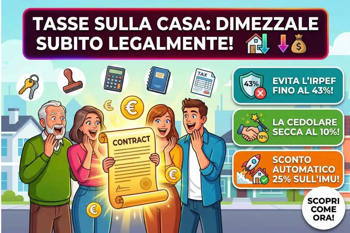 Tasse sulla casa il trucco legale sull'affitto per dimezzare subito le imposte da pagare