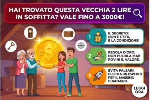Vai in soffitta se trovi questa vecchia moneta da 2 Lire oggi ti cambia la vita