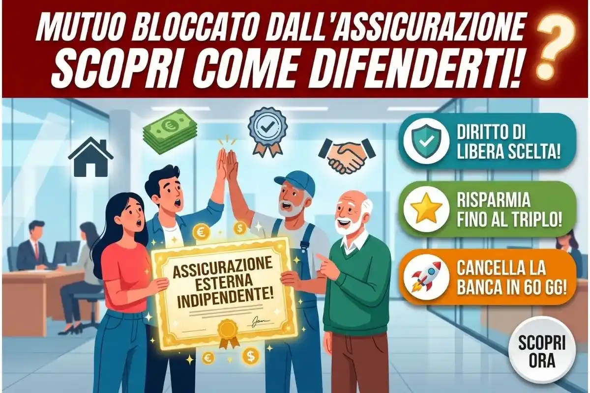 Assicurazione Mutuo Non farti ricattare dalla banca. Come scegliere la polizza vita esterna e risparmiare.