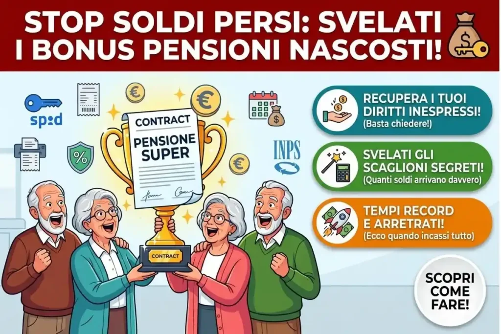 Aumenti pensioni scopri quanti soldi in più ti arrivano