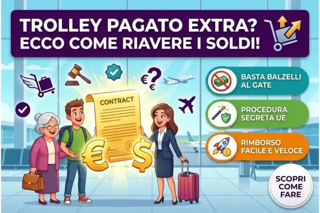 Bagaglio a Mano Le Low Cost continuano a farti pagare il trolley Ecco la sentenza UE per il rimborso.
