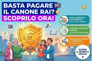 Canone RAI: Tutti i moduli per chiedere l’esonero legale e smettere di pagarlo in bolletta.