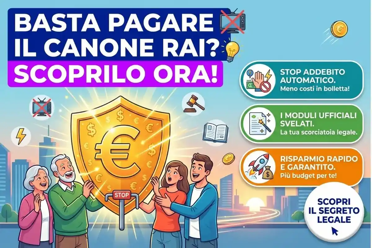 Canone RAI Tutti i moduli per chiedere l'esonero legale e smettere di pagarlo in bolletta.