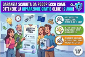 Come farsi riparare gratis un oggetto anche se la garanzia di 2 anni è appena scaduta