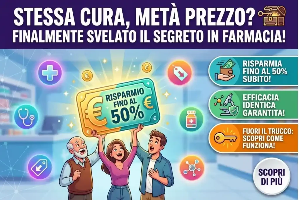 Farmaci Equivalenti La guida al risparmio in farmacia stessa efficacia, metà del prezzo.
