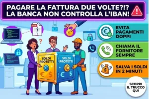 Fattura Hackerata: Attento all’IBAN nel PDF. Come verificare che i tuoi soldi arrivino a destinazione.