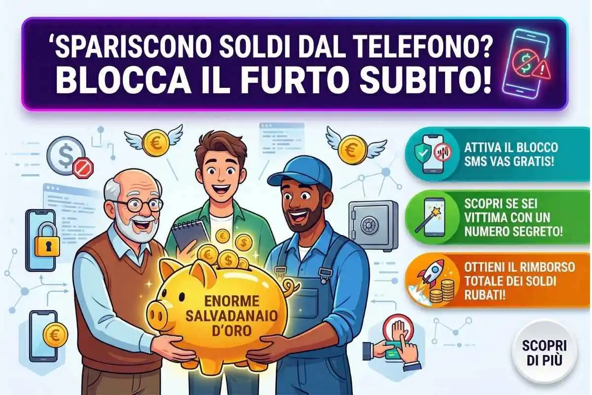 I 10€ che ti spariscono dal telefono ogni mese come bloccare questo furto
