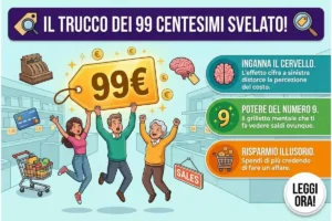 Il Trucco dei 99 Centesimi: Come la psicologia dei prezzi manipola il tuo carrello della spesa.