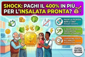 Insalata in Busta: Svelato il rincaro del 400%. Ecco quanto ti costa davvero la pigrizia.
