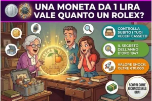 La moneta da 1 Lira che oggi vale quanto un Rolex controlla nei vecchi cassetti