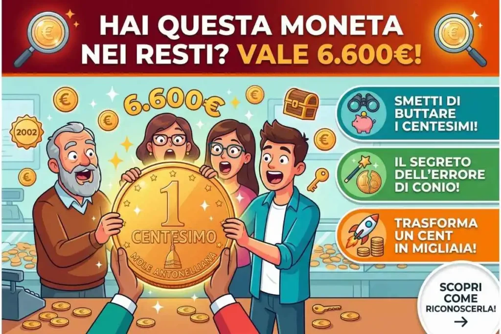 La monetina da 1 centesimo sbagliata dalla Zecca che oggi vale un tesoro