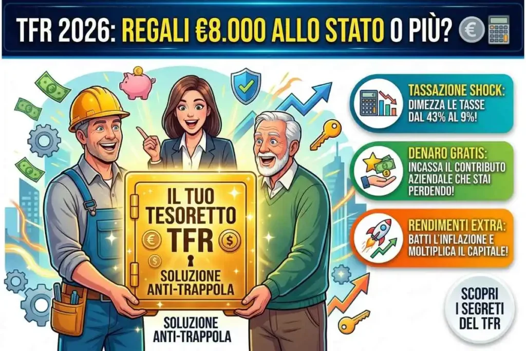 Lasciare il TFR in azienda nel 2026 perché è l'errore che ti costerà più caro