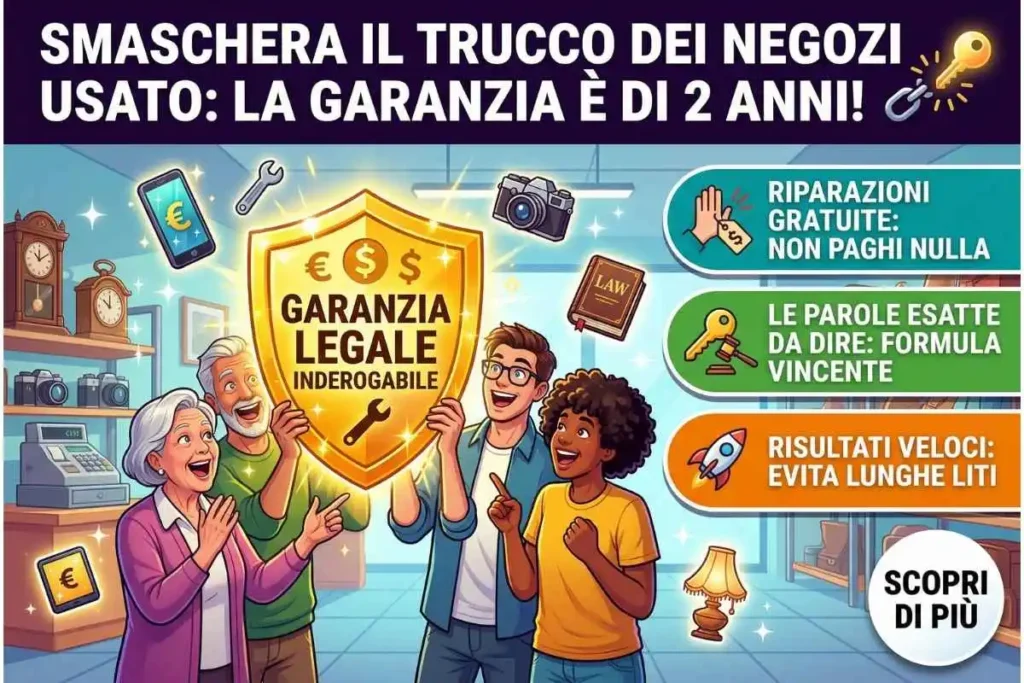 Negozi dell'usato il trucco che usano per negarti la garanzia (cosa rispondere)