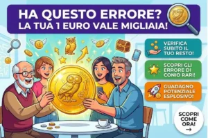 Prendi le monete da 1 Euro: se quella con la civetta ha questa lettera vale tantissimo