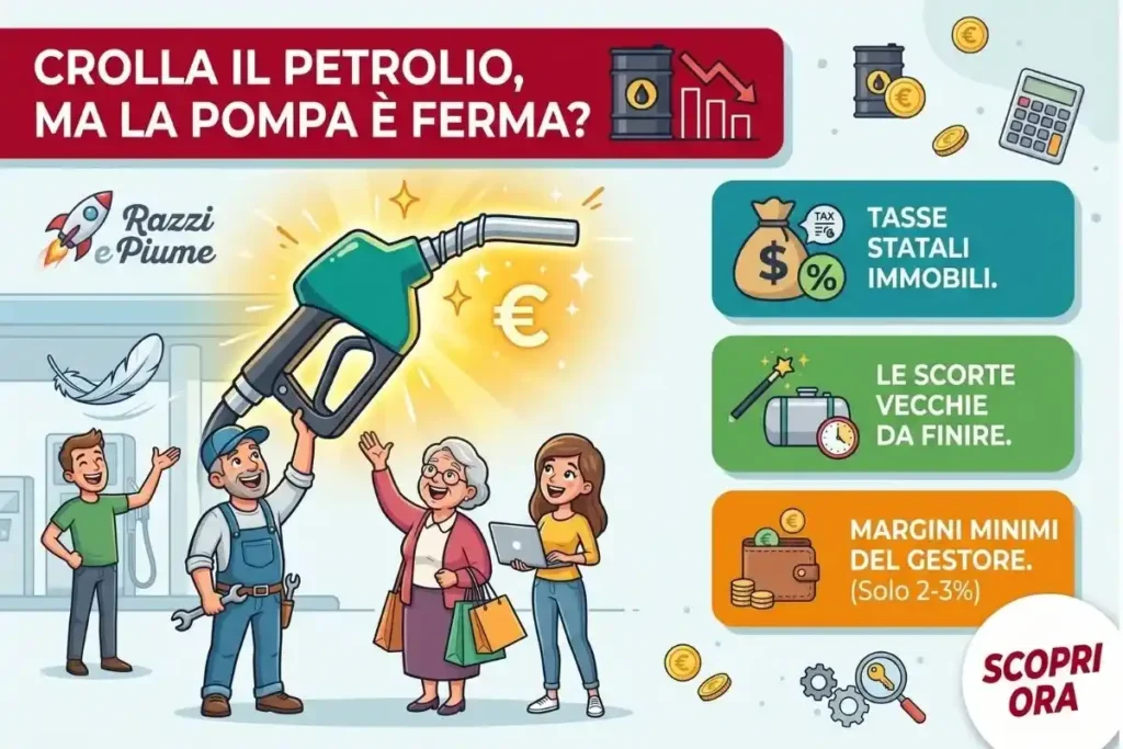 Prezzo petrolio cosa cambia davvero domani al distributore sotto casa dopo la fine della crisi
