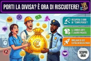 Tempo di Vestizione: Indossi una divisa? Potresti avere diritto a 5 anni di arretrati in busta paga.