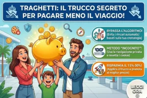 Traghetti isole: il trucco da usare su internet per pagare il viaggio in nave molto meno