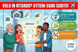 Volo in Ritardo: La procedura passo-passo per ottenere i 600€ di indennizzo dalla compagnia aerea.