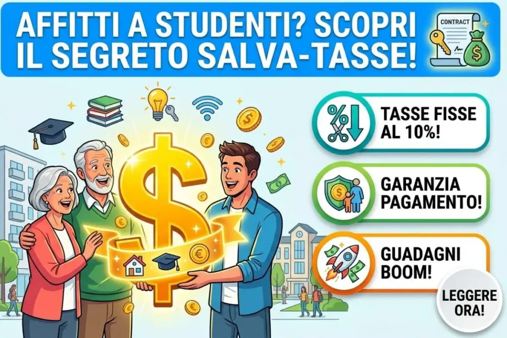 Affittare casa a studenti universitari il contratto salva-tasse che tutti i proprietari furbi usano nel 2026