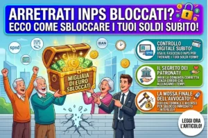 Arretrati INPS: come sbloccare i soldi fermi in poco tempo