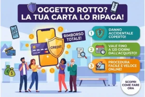 Assicurazione acquisti inclusa nella carta di credito: come chiedere il rimborso per oggetti danneggiati