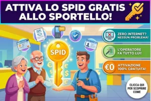 Attivare lo SPID alle Poste: il metodo per chi non sa usare internet (te lo fanno loro gratis allo sportello)