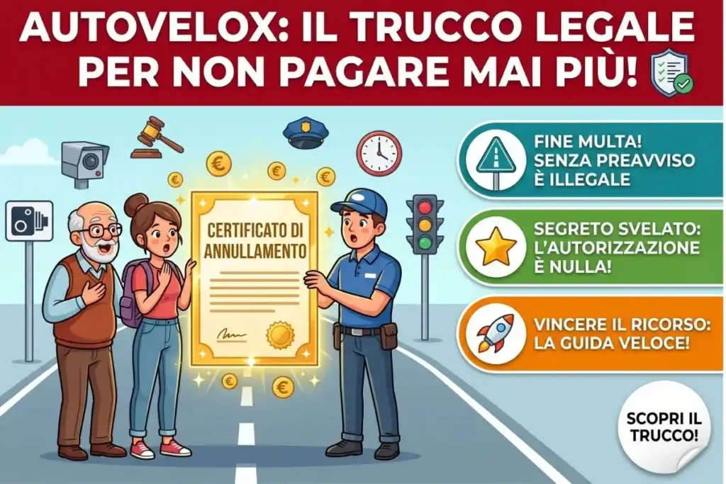 Autovelox il trucco perfettamente legale per non prendere la multa (devi solo fare attenzione a questo cartello)