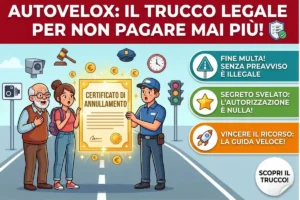 Autovelox: il trucco perfettamente legale per non prendere la multa (devi solo fare attenzione a questo cartello)