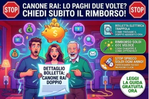Bolletta della luce: il dettaglio in bolletta che dimostra che stai pagando il canone RAI due volte (chiedi subito il rimborso)