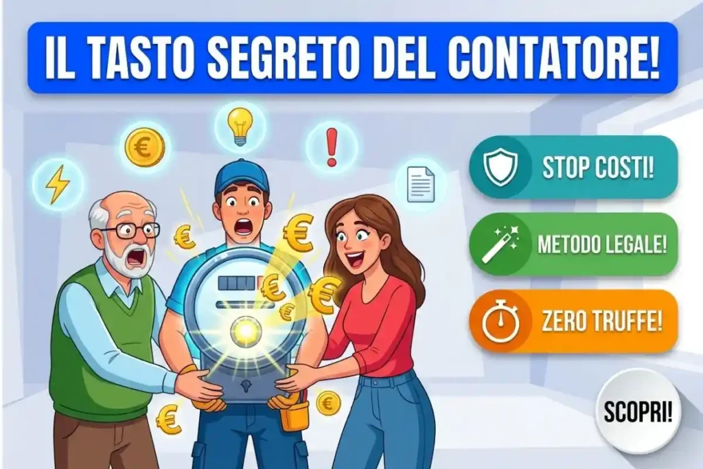 Bolletta della luce il tasto nascosto sul contatore che ti fa capire se stai pagando il doppio