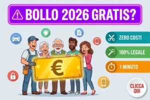 Bollo auto 2026: controlla subito la tua targa (potresti essere esente quest’anno e non saperlo)
