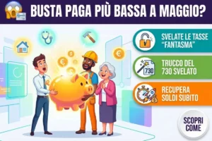 Busta paga di maggio: la voce nascosta che ti abbassa lo stipendio (e come recuperare i soldi)