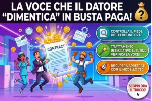 Buste Paga: La voce che il datore di lavoro “dimentica” di inserire: controlla subito per farti ridare i soldi