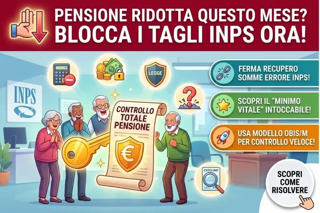 Cedolino INPS chi rischia di prendere meno soldi questo mese