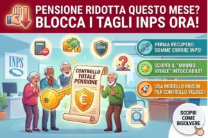 Cedolino INPS: chi rischia di prendere meno soldi questo mese