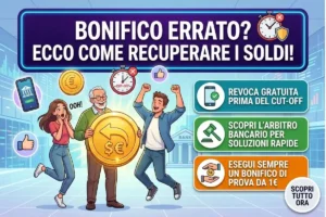Come annullare un bonifico bancario errato: i tempi massimi di revoca (Recall) dell’operazione