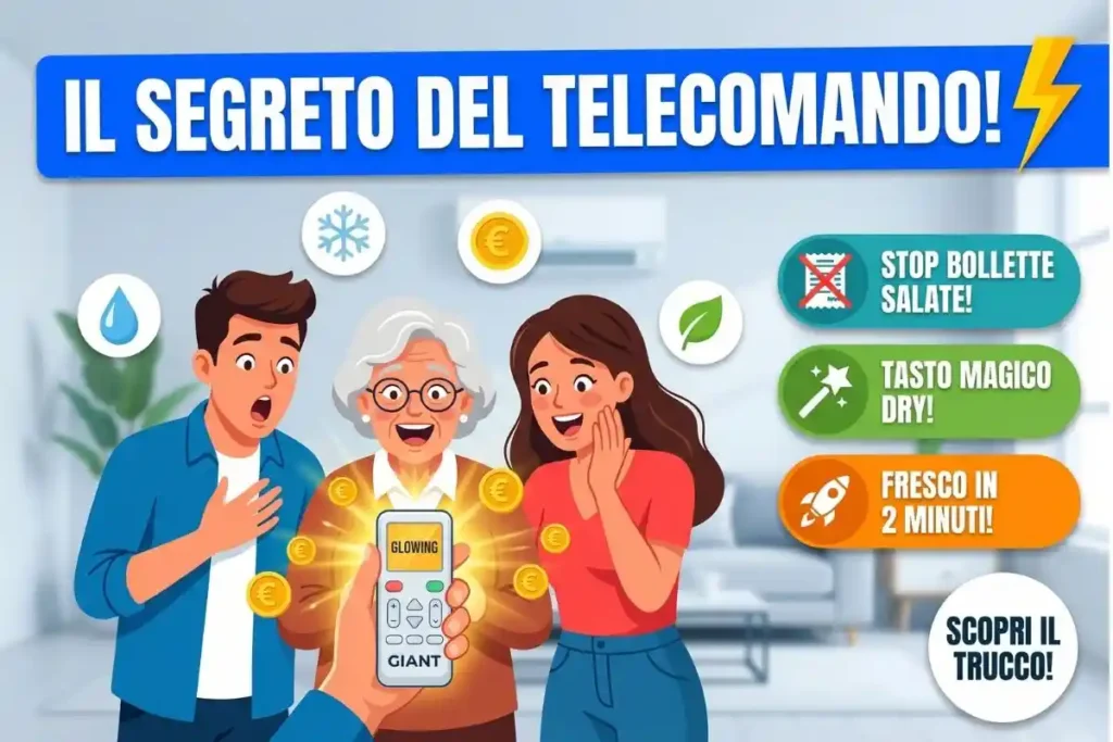 Come impostare il telecomando del condizionatore in estate il trucco per risparmiare il 40% sulla bolletta elettrica
