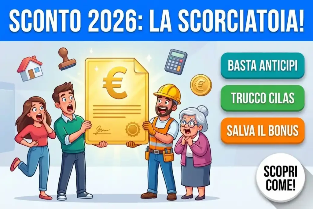 Come mantenere lo sconto in fattura e cessione del credito nel 2026 i requisiti di inizio lavori